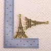Accesorios de Joyería de Aleación DIY Coche Velero Avión París Torre Eiffel Estatua de la Libertad Colgante Encanto Adorno Colgante
