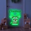 Muñeco de Nieve, Conejo, Reno, Gatito Pegatinas Decorativas que Brillan en la Oscuridad para Dormitorio, Pared de Fondo de Sala de Estar, Decoración del Hogar, Pegatinas de Pared Autoadhesivas, PVC