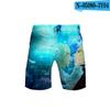 Atacado Shorts de Praia Estampagem Digital 3D Transfronteiriço Amazon Seven Crimes nanatsu no taizai