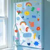2026 Pegatinas de Pared de Formas Abstractas Coloridas Calcomanías de Pared Autoadhesivas para Sala de Estar Dormitorio Pegatinas Decorativas para Papel Tapiz
