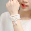 Suministro al por mayor de regalos para transmisiones en vivo: Pulsera Budista de Múltiples Círculos de 108 Cuentas para Mujeres, Estudiantes y Parejas, Estilo Chino