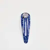 Pinza de Pelo Coreana con Forma de Gota de Agua Pinza de Pelo Estampada Pinza BB Accesorios para el Cabello Pinza de Pelo para Mujer Metal Accesorios al por Mayor Accesorios Pinza Lateral Pinza para Flequillo