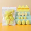 Set de 12 Huevos de Belleza, Esponja Cruzada de Exportación, Base Líquida, Cushion de Aire, Esponja de Maquillaje, Uso Húmedo y Seco