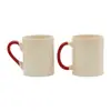 Caneca Cerâmica Artística Simples Escandinava Estilo Ins Criativa Elegante Retrô Copo de Água Doméstico Xícara de Café