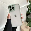 Grosor de 0.38 mm para Funda de Teléfono Apple 13 Silicona Transparente iPhone 13Pro Cobertura Completa 12 Delgada Funda de TPU
