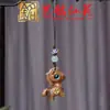 Colgante Llavero Caballo de Madera Arcoíris, Colgante para Teléfono Pony del Zodiaco Yiming Xianyuan, Colgante Decoración de Bolso