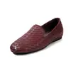 Mocasines de Cuero de Vaca de Primera Capa para Mujer, Zapatos Tejidos de Aumento de Altura Interior, Nuevo Estilo de Otoño, Cuero Genuino por Dentro y por Fuera, Tacón Plano, Punta Redonda, Zapatos de Corte Medio