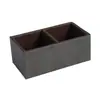 Caja de Almacenamiento para Té, Artículos de Tocador de Habitación de Hotel, Caja de Pañuelos de Cuero para Bed & Breakfast con Impresión de Logo, Caja de Almacenamiento de Escritorio
