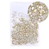 Rhinestones de Dorso Plano al por Mayor Rhinestones de Cristal Vidrio Base Plateada Redondos para Uñas Rhinestones para Uñas Artísticas Accesorios para Uñas DIY Uñas Artísticas