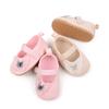 Zapatos de Princesa de Mariposa con Velcro para Bebé Primavera y Otoño Suela de Goma Suave Transpirable Antideslizante Zapatos para Niños Pequeños BXC4154