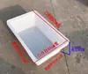 Tanque de Agua de Plástico para Tendón de Vaca Grande Caja de Volteo Engrosada Marco Rectangular Almacenamiento de Productos Acuáticos Acuicultura Piscicultura Venta de Peces Cubeta Poco Profunda