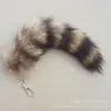 Llavero con Colgante de Cola de Zorro Hebilla Colgante para Bolsa de Joyería Peluche Exposición de Cómics Atuendo de Baile Accesorios de Performance