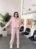 Conjunto Duas Peças Moletom Cardigan com Zíper Estilo Novo Jimo, Moda Casual Esportiva Plus Size Roupa de Alta Qualidade Jaqueta Curta
