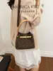 Bolso de Hombro Retro Vintage de Lujo Ligero para Viajes de Invierno, Bolso de Mano Versátil de Moda Tendencia Retro para Mujer, Bolso Cruzado