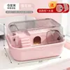 Jaula de hámster villa de lujo, caja de cría transparente dorada para hámsteres, accesorios para hámsteres, alojamiento exterior de invierno, suministros para mascotas