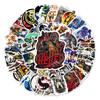 50 pçs Adesivos de Bagagem Real Life Kombat Criativos à Prova d'água Grafiti Adesivos Scooter Computador Tablet Decoração de Desenho Animado