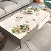 Alfombrilla impermeable y a prueba de aceite para mesa de café, alfombrilla lavable para mesa de comedor y sala de estar, alfombrilla de cristal suave de lujo ligero de alta gama, alfombrilla para mesa de uso doméstico