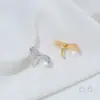 Chapado en Cobre Chapado en Oro de 14 Quilates Hebilla de Garra Brillante en Forma de Perla de Tarjeta Colgante Material para Pulsera Collar Joyería para Orejas Hecho a Mano DIY