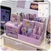 Caja de almacenamiento de escritorio, organizador de cajones para cosméticos y papelería, caja de almacenamiento compartimentada multifuncional, estante para tocador