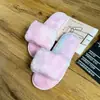 Factura Especial Venta Directa del Fabricante Pantuflas Peludas Planas Chanclas Suela Pequeña Piel de Conejo Talla Grande Comercio Exterior Comercio Electrónico Transfronterizo Suministro