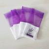Bolsita de Lavanda Bolsa Aromática Bolsa Vacía para Sachet Ramo de Flores Secas Bolsillo Malla Transparente Lino de Algodón Bolsa para Sachet Bolsa