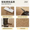 Felpudo de entrada imitación sisal, alfombra resistente a la suciedad y al desgaste para sala de estar, alfombra de suelo de terciopelo de bucle grande de piña, alfombra de mesita de noche al por mayor