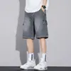 Shorts de Mezclilla Vintage Lavados Desgastados para Hombre, Estilo Verano, Amigables con la Piel y Transpirables, Shorts Casuales de Mezclilla para Hombre