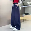 Pantalones para niñas 2026 nuevo estilo pantalones deportivos de pierna recta para niños mayores casual holgados estilo coreano pantalones de pierna curva