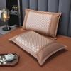 Fronha de Travesseiro Refrescante de Seda de Gelo de Verão 48X74cm Fronha de Esteira de Rattan Forro Fabricante Atacado Almofada Refrescante para Uso Doméstico