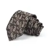 Gravata Masculina para Negócios, Banquete, Uso Casual, Gravata de Luxo, Estampa Jacquard de Seda Poliéster, Logo Bordado, Atacado Personalizado