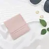 Bolsa de Joyería de Gamuza Sintética Directa de Fábrica Empaque para Tienda Minorista Color Macarrón Tapa abatible Bolsa de Almacenamiento para Pendientes y Pulseras En Stock