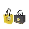 Bolsas de Fieltro Grueso para Regalo del Festival de Mediados de Otoño para Promoción Corporativa, Recuerdos de Pasteles de Luna Festivos, Bolsas de Hombro de Fieltro con Logo Personalizado