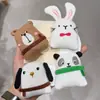 Lindos Broches de Peluche de Oso y Conejo de Tela para Ropa, Zapatos, Calcetines, Bolsas, Souvenirs y Artículos Decorativos