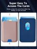 Adecuado para iPhone 14, bolsa de tarjeta magnética, fácil acceso, bolsa de tarjeta magnética fuerte y hueca, billetera de tarjeta de crédito magsafe