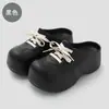 Pantuflas de Suela Gruesa para Mujer para Uso en Exteriores, Casuales y Versátiles, Pantuflas de Punta Cerrada para Verano, Cómodas Pantuflas de Interior para Mujer, Venta al por Mayor de Verano