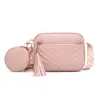 Bolsos de Cuero de Comercio Exterior, Nuevos Bolsos de Hombro Otoño e Invierno, Bolsos Retro con Borlas, Bolsos para Teléfono Móvil de Mujer, Bolsos Cruzados Versátiles para Puestos