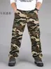 Overol Multibolsillos para Hombre de Exterior Resistente al Desgaste Algodón Puro Casual Ropa de Trabajo Pantalones Juventud Protección Laboral Holgado Tallas Grandes