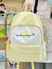 Mochila moderna y única para chicas de secundaria, estilo coreano de alta estética, bolso de hombro fresco y lindo de lunares para estudiantes de preparatoria