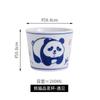 Copo Novo Pintado à Mão Fofo Copo de Chá Panda Alta Temperatura Subesmalte Infantil Senhoras Mestre Copo de Água Universal Atacado Doméstico