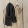 Estilo Coreano Estilo Japonês Estilo Mori Estilo Retrô Casual Liso Cor Sólida Estampa Escura Xadrez Cor Salteada Algodão Linho Combina com Tudo Lenço Xale