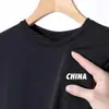 Camiseta de Hombre de Seda de Hielo Verano Marca de Moda para Hombre Blanca Secado Rápido Top Americano Fitness Moda Juventud Campus Manga Corta