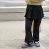 (8.24 Nuevas Llegadas) Conjunto de Otoño para Niña: Sudadera para Niños, Chaqueta, Falda, Top Elegante y de Moda, Ropa para Bebés