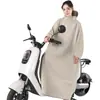 Impermeable para Vehículo Eléctrico, Poncho de Lluvia de una Pieza Engrosado y Alargado para Vehículo a Batería para Adultos con Mangas, Poncho Impermeable para Todo el Cuerpo