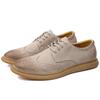 Zapatos Casuales para Hombre de Cuero Bullock Nuevo 2023 Transfronterizo Talla Grande Moda Estilo Europeo y Americano Estilo Británico Zapatos para Jóvenes