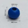 En stock 14mm cuentas redondas de madera de arce de colores para manualidades, cuentas sueltas, accesorios para ropa, fabricante de artesanías de madera, suministro directo