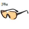 Gafas de Sol Simples con Estilo Nuevo Transfronterizas Estilo Europeo y Americano Gafas de Sol de Moda Montura Grande Unida Gafas para Montar al Aire Libre