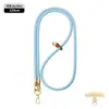 Cordón de alta gama original para teléfono móvil de 8 MM resistente para colgar en el cuello ajustable para exteriores anti-pérdida cuerda trenzada para muñeca dorada