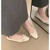 Primer Encuentro Temporada Estilo Coreano Suave Estampado de Leopardo Zapatos Planos de Ballet para Mujer Planos de Corte Bajo Zapatos de Deslizamiento Temperamento para el Trabajo