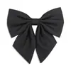 Corbata Negra para Mujer JK Corbata de Lazo Japonesa Estilo Universitario Decoración de Camisa DK Hombres Hombres Perezosos Gratis Color Sólido Casual Corbata Pequeña