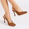 Nuevos Zapatos de Tacón Alto de Punta Fina Stiletto, Sandalias con Punta Hueca, Zapatos de Tacón Alto de Moda Estilo Hada, Primavera y Verano 2025